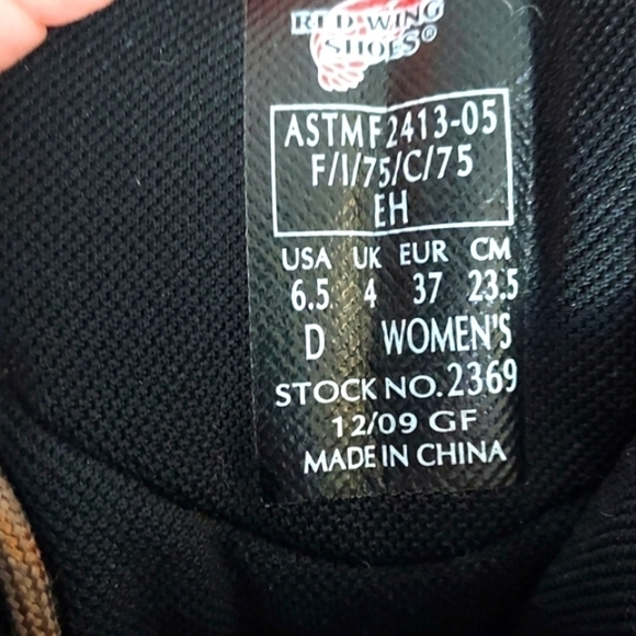 Red Wing Women's Boots Brown Size 6.5W - Picture 13 of 14